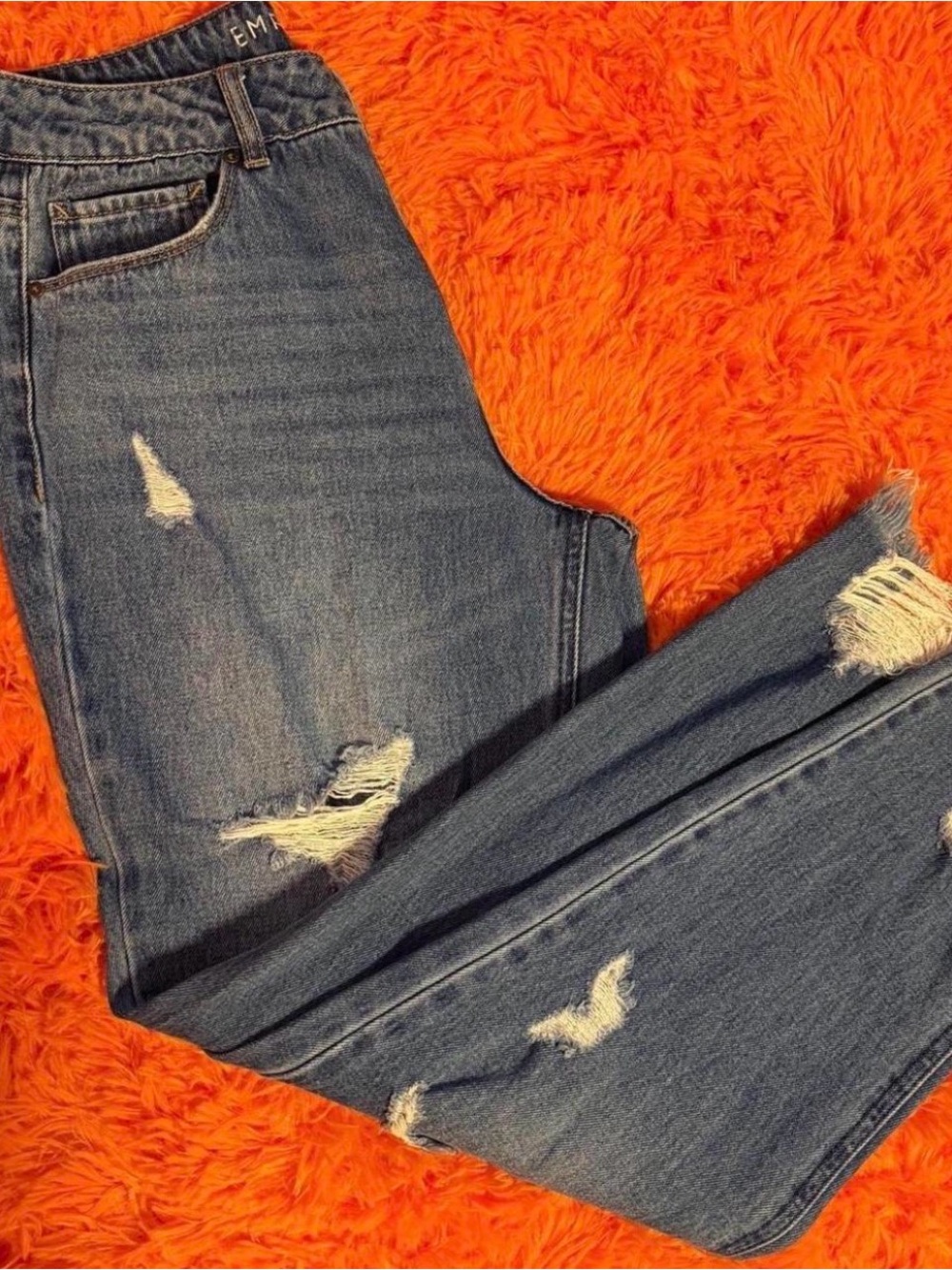 Empyre Distressed Mom Jeans